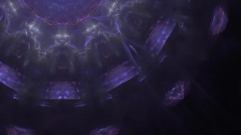 HD Abstract fractal forms morph and oscillate (Loop) Stock Footage 101274110