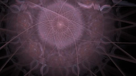 HD Abstract fractal forms morph and oscillate (Loop) 스톡 동영상 101275988