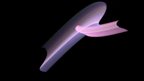 HD Abstract fractal forms morph and oscillate (Loop) Stock Footage 101285144