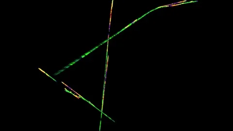 HD Abstract fractal forms morph and oscillate (Loop) Vídeos de archivo 101299986