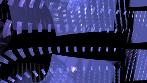 HD Abstract fractal forms morph and oscillate (Loop) 스톡 동영상 101305656