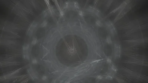 HD Abstract fractal forms morph and oscillate (Loop) Vidéo 101321999