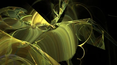 HD Abstract fractal forms morph and oscillate (Loop) 動画素材 101356426