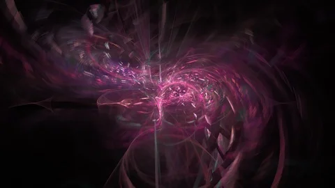 HD Abstract fractal forms morph and oscillate (Loop) Stock Footage 101357715