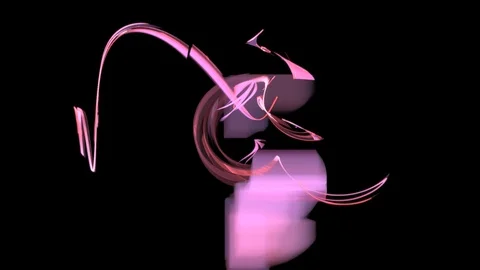 HD Abstract fractal forms morph and oscillate (Loop) 스톡 동영상 101362073