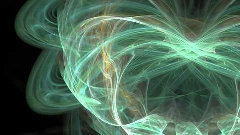 HD Abstract fractal forms morph and oscillate (Loop) Stock Footage 101371030