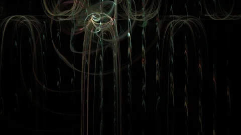 HD Abstract fractal forms morph and oscillate (Loop) 스톡 동영상 101385369