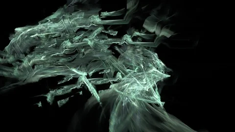 HD Abstract fractal forms morph and oscillate (Loop) 스톡 동영상 101388963
