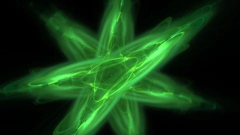HD Abstract fractal forms morph and oscillate (Loop) Vídeos de archivo 101400860