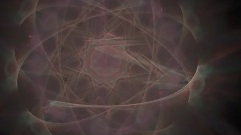 HD Abstract fractal forms morph and oscillate (Loop) Stock Footage 101406981