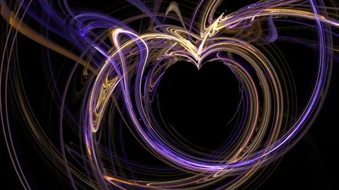 HD Abstract fractal forms morph and oscillate (Loop) 스톡 동영상 101407112