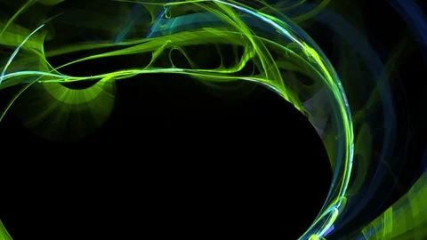 HD Abstract fractal forms morph and oscillate (Loop) Stock Footage 101410262