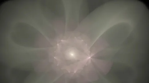 HD Abstract fractal forms morph and oscillate (Loop) 動画素材 101414780