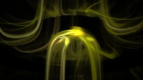 HD Abstract fractal forms morph and oscillate (Loop) 스톡 동영상 101424360