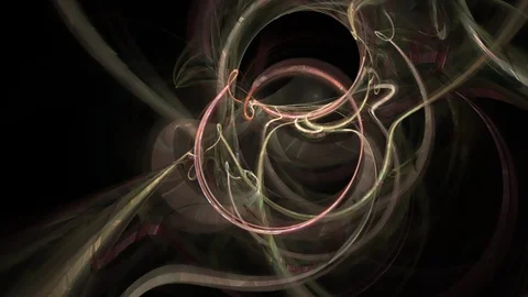 HD Abstract fractal forms morph and oscillate (Loop) Video stock 101434084