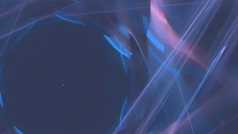 HD Abstract fractal forms morph and oscillate (Loop) 動画素材 101437948