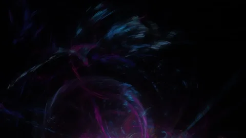 HD Abstract fractal forms morph and oscillate (Loop) Stock Footage 101455736