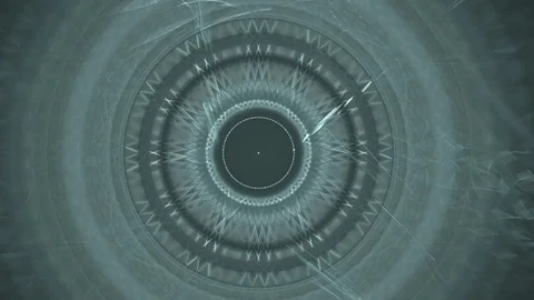 HD Abstract fractal forms morph and oscillate (Loop) Stock Footage 101472503