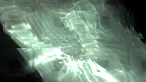 HD Abstract fractal forms morph and oscillate (Loop) Stock Footage 101490301