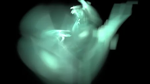 HD Abstract fractal forms morph and oscillate (Loop) Stock Footage 101490363