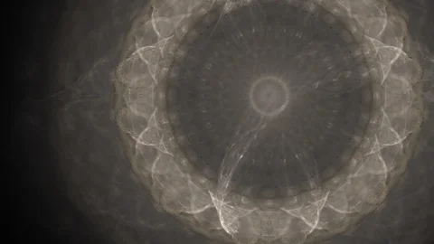 HD Abstract fractal forms morph and oscillate (Loop) Video stock 101492235