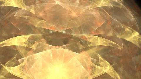 HD Abstract fractal forms morph and oscillate (Loop) Video stock 101501911