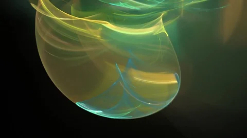 HD Abstract fractal forms morph and oscillate (Loop) 스톡 동영상 101509425