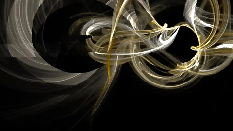 HD Abstract fractal forms morph and oscillate (Loop) Stock Footage 101510401