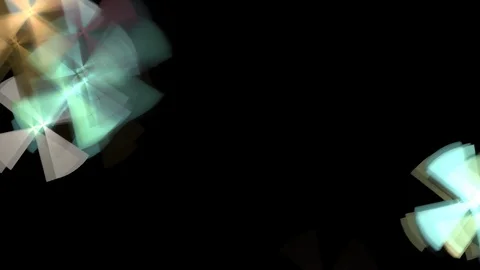 HD Abstract fractal forms morph and oscillate (Loop) Stock Footage 101545798