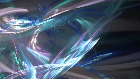 HD Abstract fractal forms morph and oscillate (Loop) Stock Footage 101559528