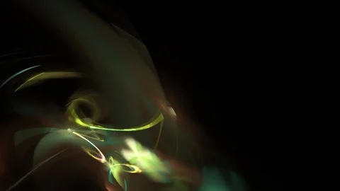 HD Abstract fractal forms morph and oscillate (Loop) Video stock 101565428