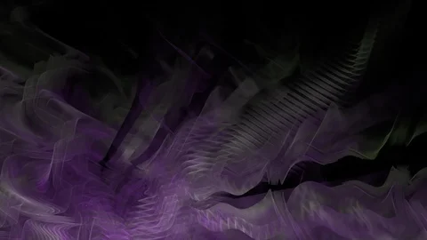 HD Abstract fractal forms morph and oscillate (Loop) Stock Footage 101573241