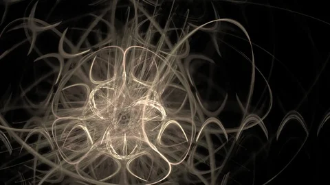 HD Abstract fractal forms morph and oscillate (Loop) 스톡 동영상 101583764