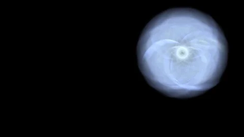 HD Abstract fractal forms morph and oscillate (Loop) Video stock 101589315