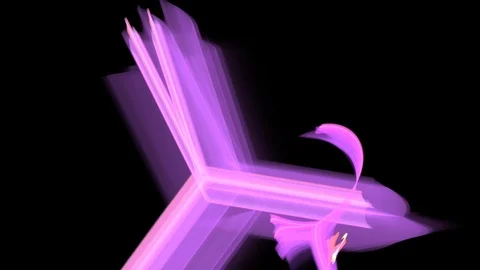 HD Abstract fractal forms morph and oscillate (Loop) Stock Footage 101606995