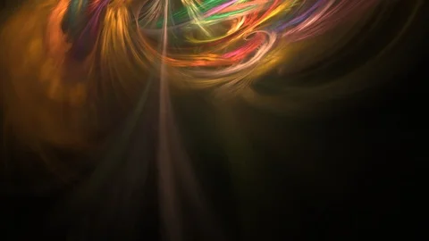 HD Abstract fractal forms morph and oscillate (Loop) Stockbeeldmateriaal 101610243