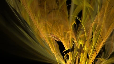 HD Abstract fractal forms morph and oscillate (Loop) Stock Footage 101611168