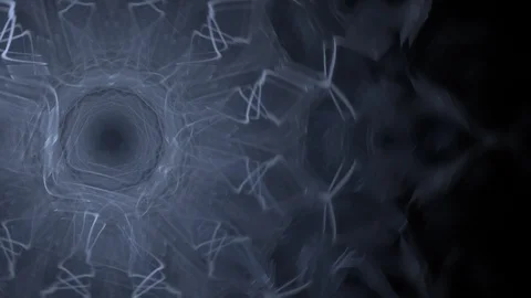 HD Abstract fractal forms morph and oscillate (Loop) Stock Footage 101613320