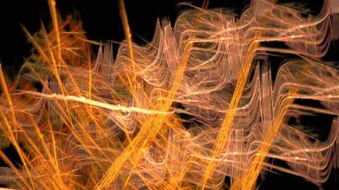 HD Abstract fractal forms morph and oscillate (Loop) 스톡 동영상 101613424