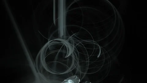 HD Abstract fractal forms morph and oscillate (Loop) Stock Footage 101617600