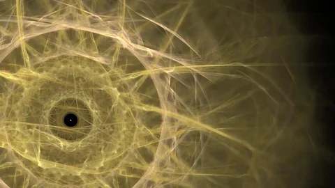 HD Abstract fractal forms morph and oscillate (Loop) Stock Footage 101623676