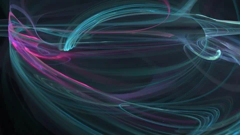 HD Abstract fractal forms morph and oscillate (Loop) Video stock 101627927