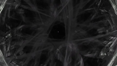 HD Abstract fractal forms morph and oscillate (Loop) Stock Footage 101627947