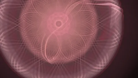 HD Abstract fractal forms morph and oscillate (Loop) Video stock 101636195