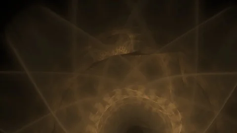 HD Abstract fractal forms morph and oscillate (Loop) Video stock 101657352