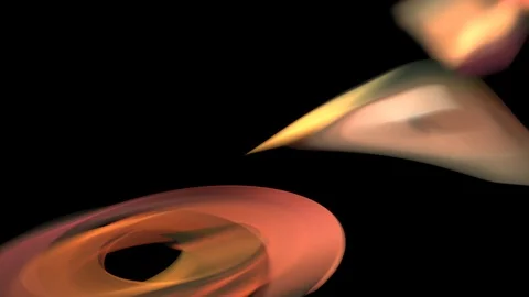 HD Abstract fractal forms morph and oscillate (Loop) Stock Footage 101662946