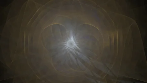 HD Abstract fractal forms morph and oscillate (Loop) Stock Footage 101663926