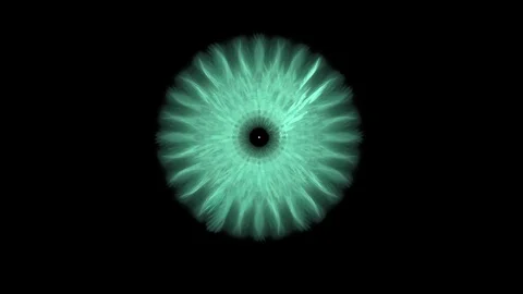 HD Abstract fractal forms morph and oscillate (Loop) 스톡 동영상 101666360