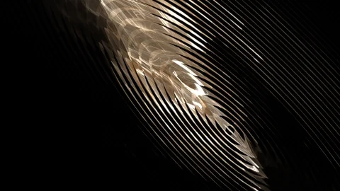 HD Abstract fractal forms morph and oscillate (Loop) Stock Footage 101670459