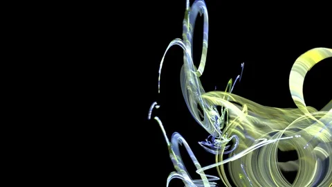 HD Abstract fractal forms morph and oscillate (Loop) 스톡 동영상 101673905